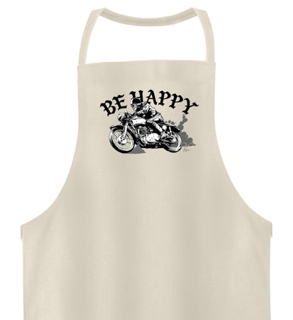 Be Happy  - Hochwertige Grillschürze